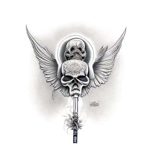 Angel Of Death Smoking Weed