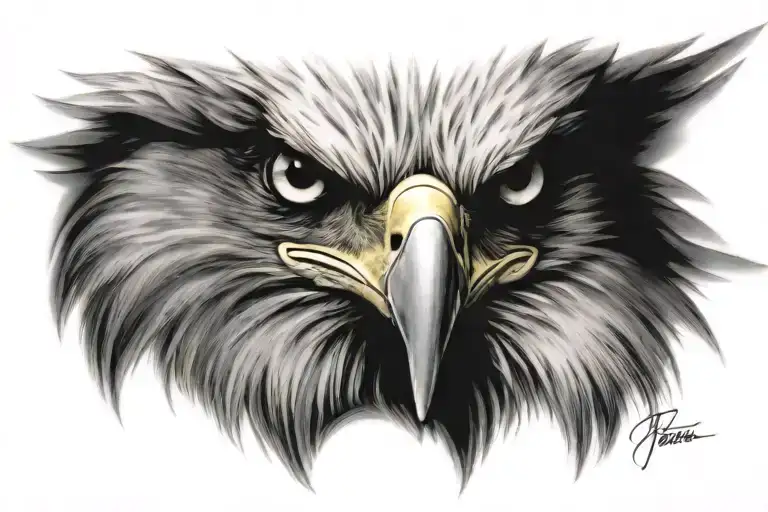 Realistic Bald Eagle Eyes