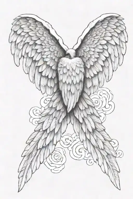 Tribute To Dad Who Passed Away Angel Wings