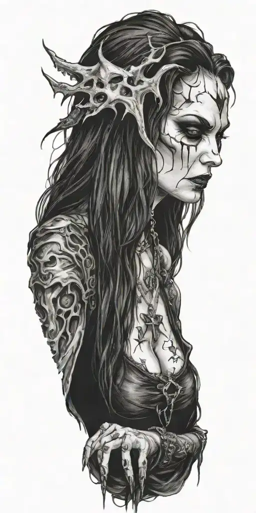 Demonic Vampire Witch Alter