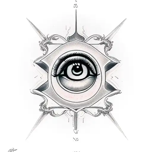 All Seeing Eye With Music Notes