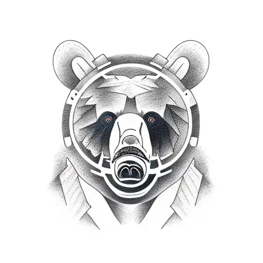 Bear Flyfishing In The Mountains