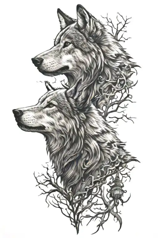 Howling Wolf Cover Up