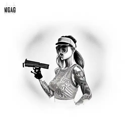 Gangster Girl With Gun