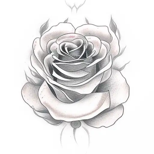 I Want The Name Veronica In The Text Black Letter With Purple Roses Around It Tattoo