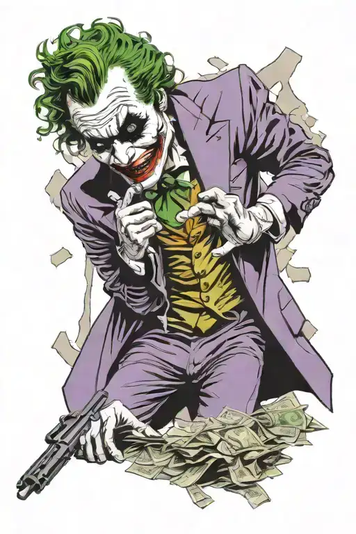 Scareface And The Joker Bank Robbery Scene