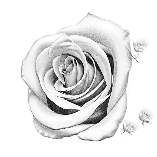 Memorial Peice With Butter Fly And A Rose