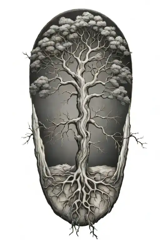 Two Kidneys Arteries Branching Tree