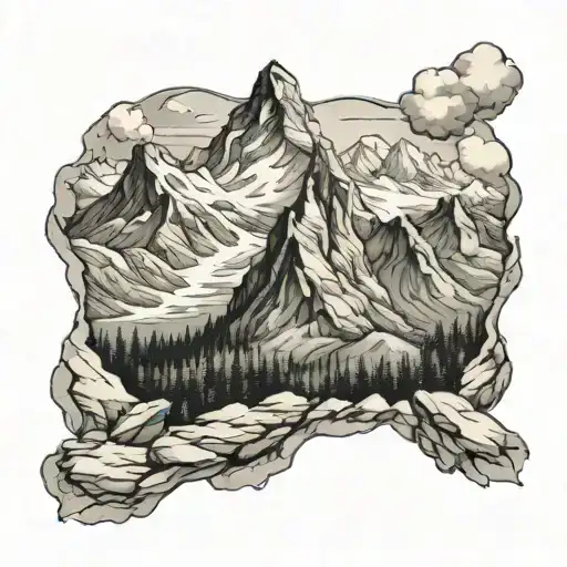 Mountain Peak Representing