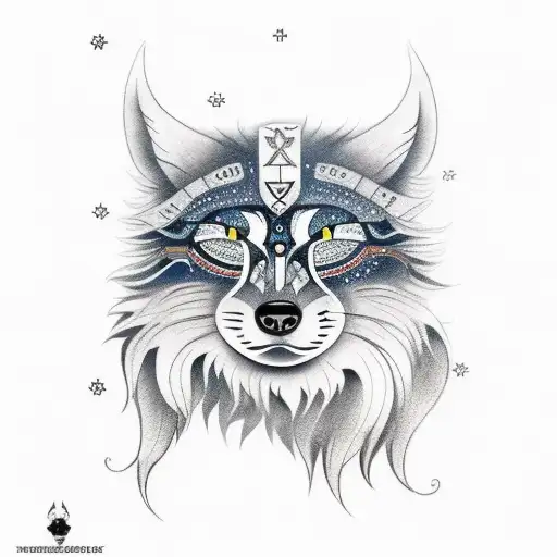 Nordic Skoll And Hati Chasing The Sun And Moon