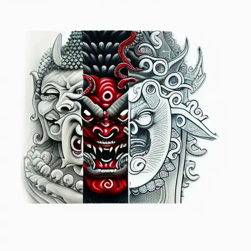 A Demon And A Buddha