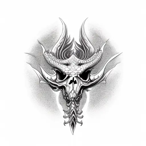 Dragon Skull Spinal Cord