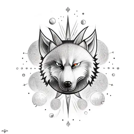 Nordic Skoll And Hati Chasing The Sun And Moon