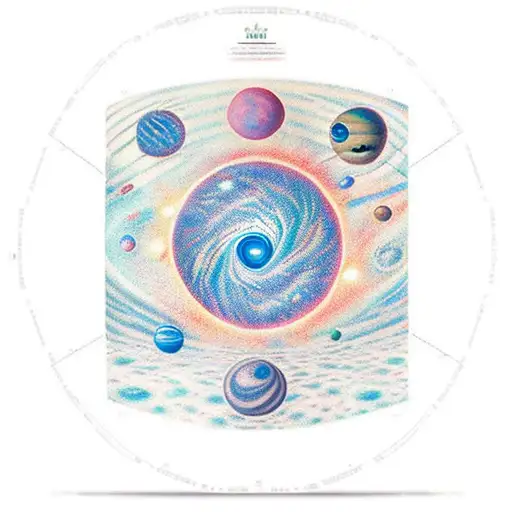 2D Alien Milkyway Galaxy Solar System Map