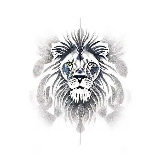 Lion With A Set Of Dj Decks