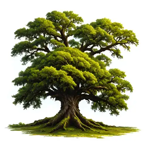 Moss Covered Live Oak Tree