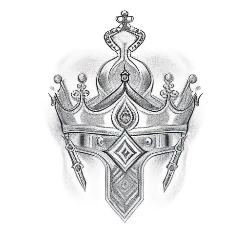 Crown With Excalibur