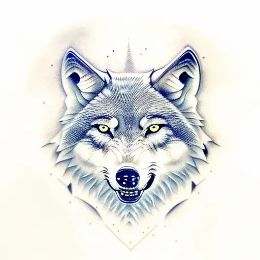 Wolf Howling On The Moon