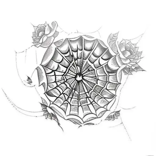 Pumpkins Spider Web Flowers