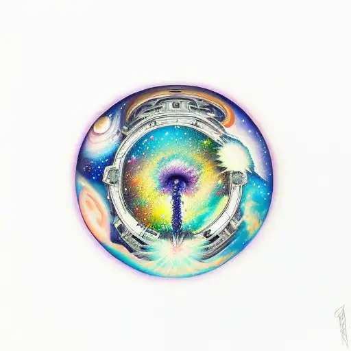 Death Of A Galaxy With Omnipotent Being