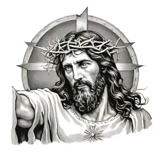 Jesus Christ Arms Wide Open