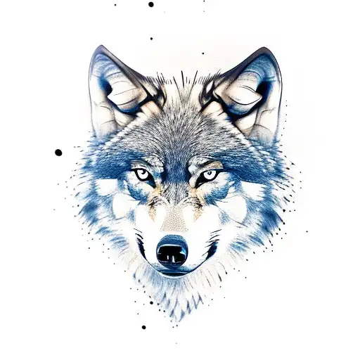 Wolf In A Black Forrest