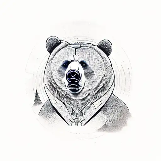 Bear Body On The Beach