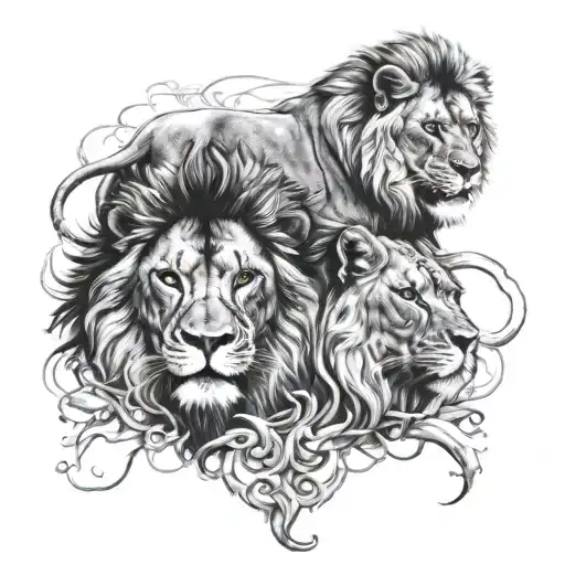 Cancer And Leo And Lioness