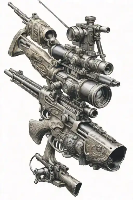 Four-wheel Driving Fishing Camping Hunting Rifle