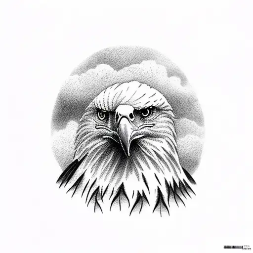 Eagle With Farm Scenes
