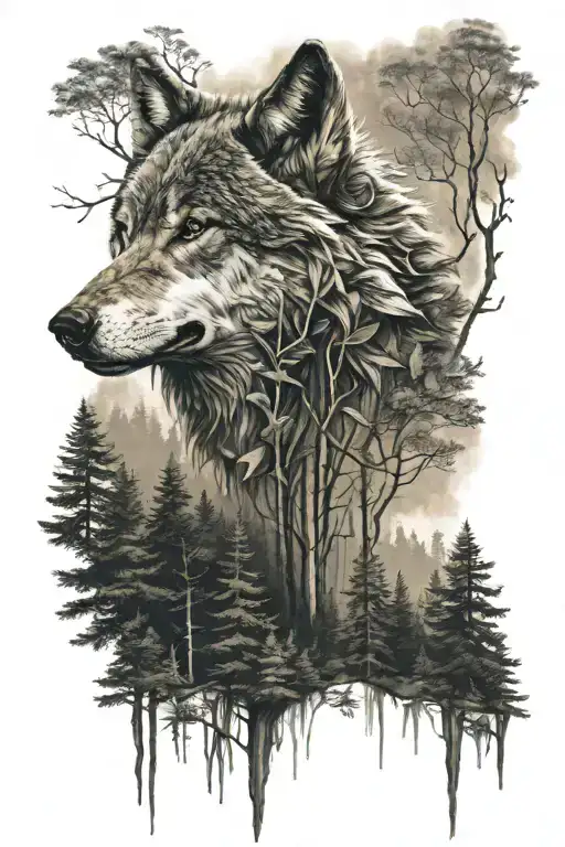 Wolf In The Forests