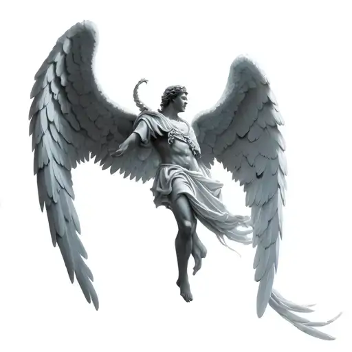 Gaurdian Angel Wings Male Angel