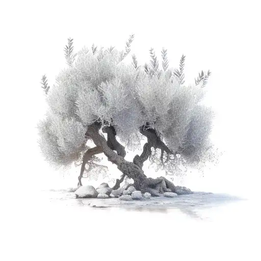 Olive Tree And River