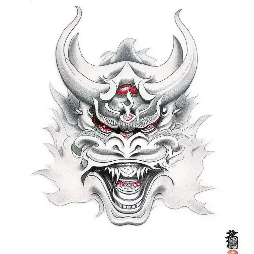 Japanese Hannya Demon