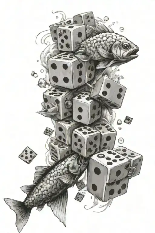 Fish And Dice Rolling