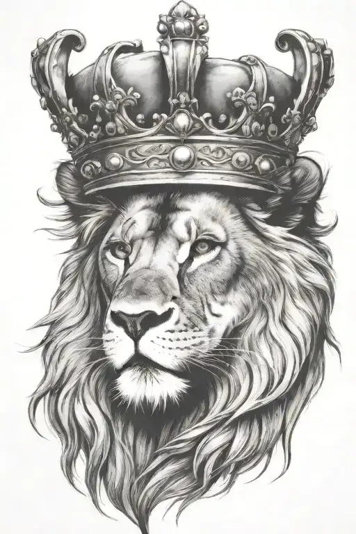 Lion Crown Quote Written