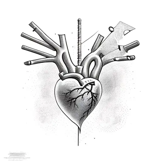 Tree Sword Stabing A Heart