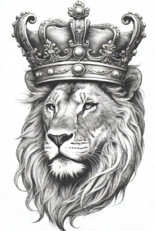 Lion Crown Quote Written