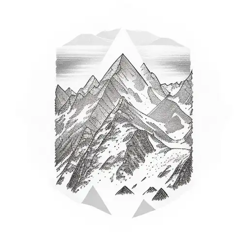 Masculine Mountain Range