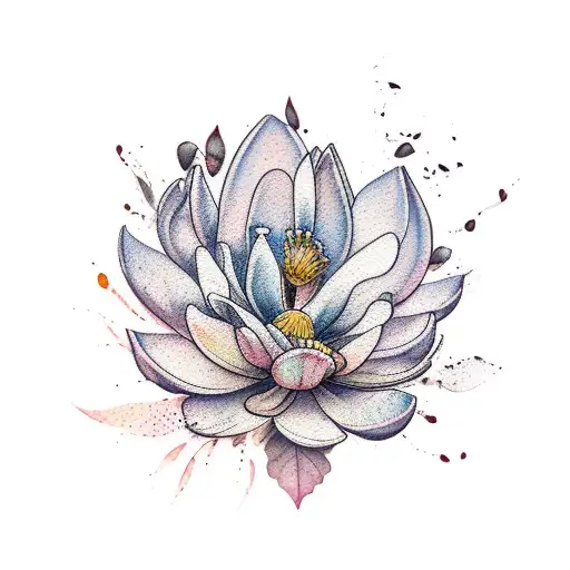 Magnolia Like Watercolor