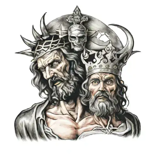 Satan Killing Jesus Christ