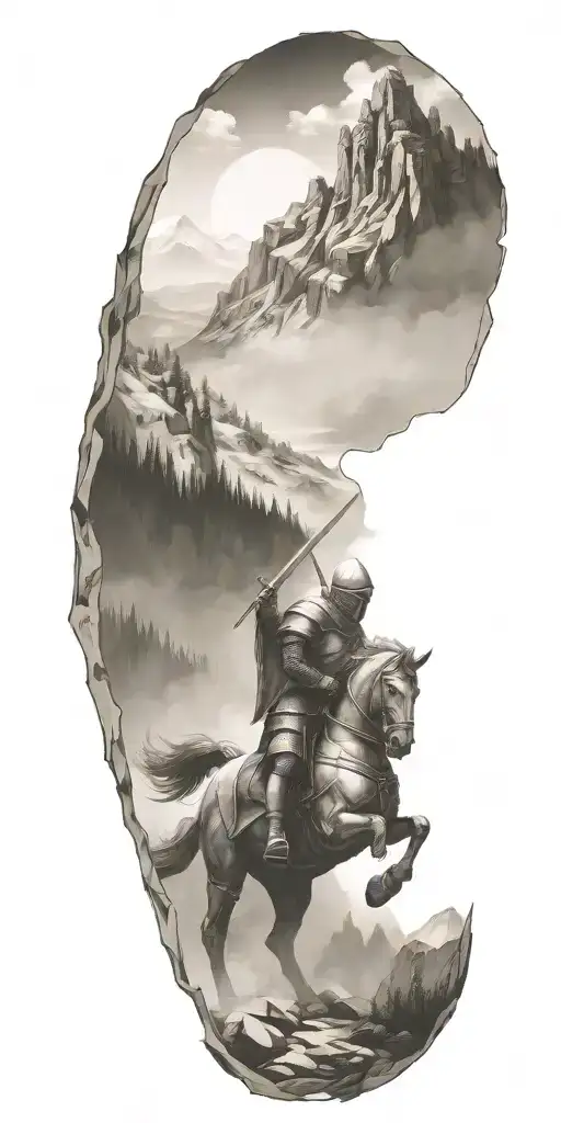 Knight In A Mountain