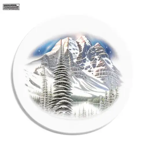 Canadian Forest Lake Mountain