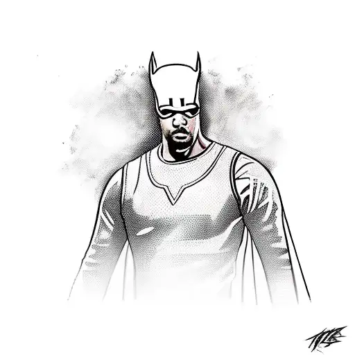 A Basketball Player In A Superhero Costume Inspired By Marvel Characters