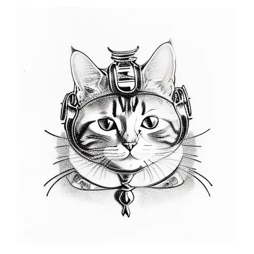 A Cat In 1920S Gangster Clothing In An Ornate Frame