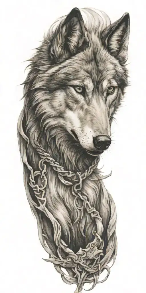 Fenris Wolf Tied