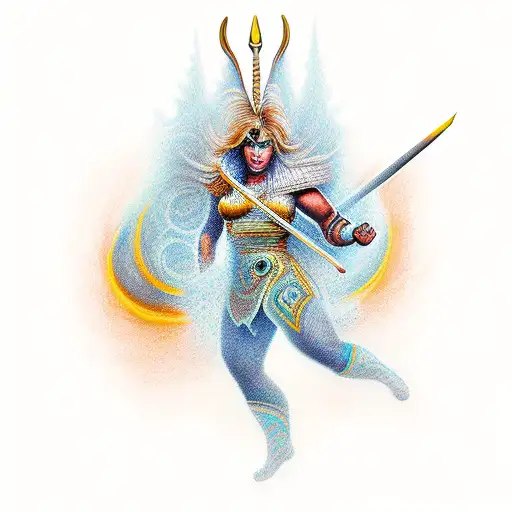 Warrior Full Body Storm Colour