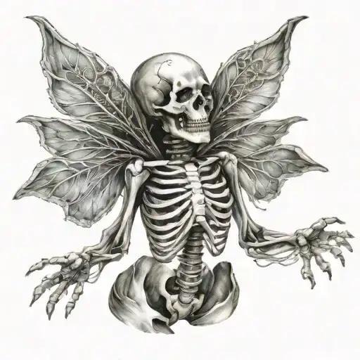 Skeleton Female Body Shaped Like