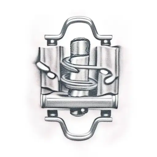 Gun With Handcuffs And Crime Scene Tape