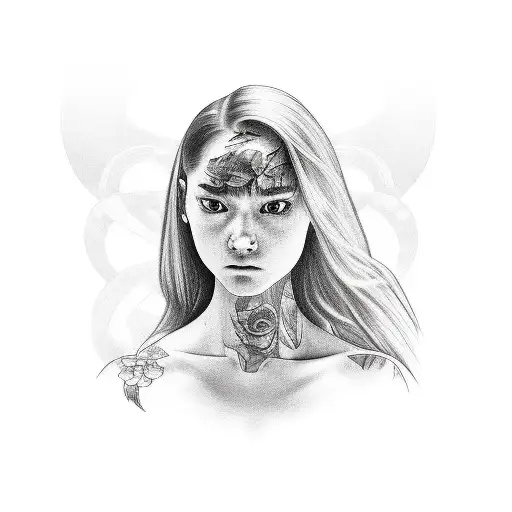 A Girl Near A Toyota Supra Car